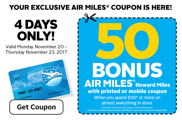Bonus Air Miles